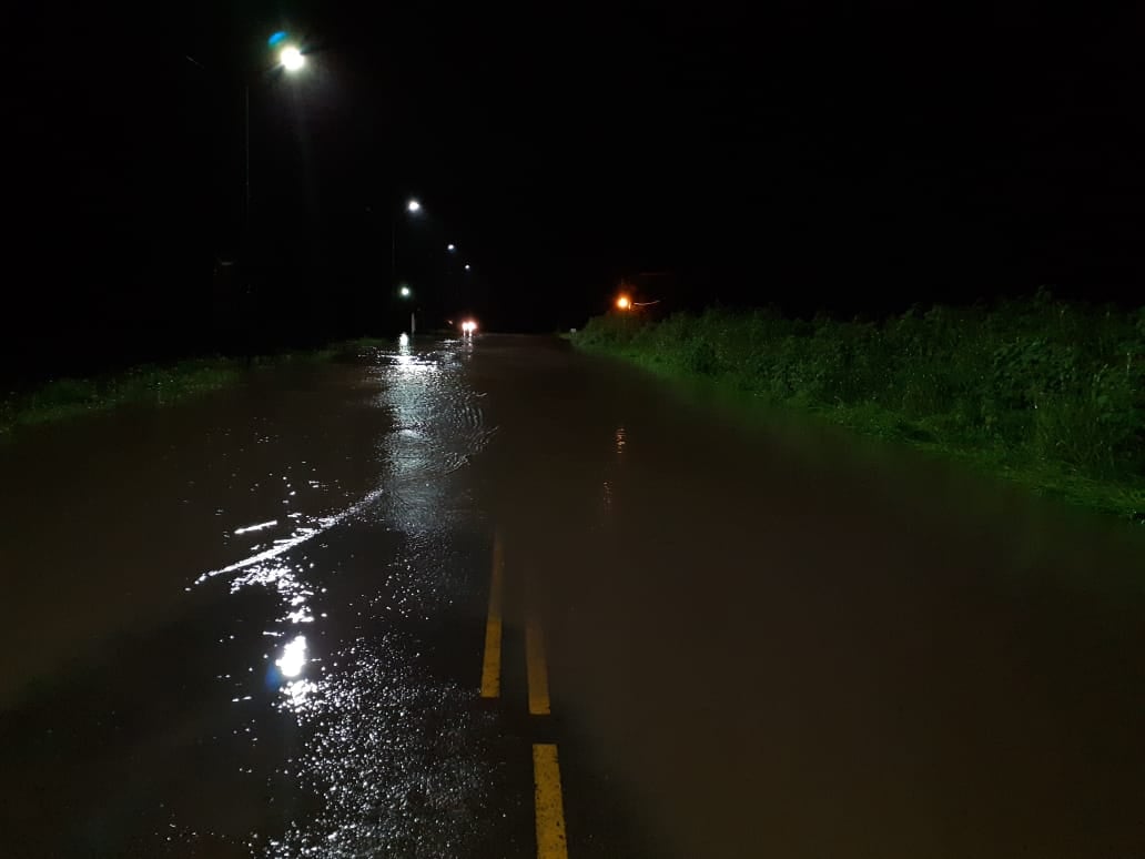 La Ruta 68 anegada
